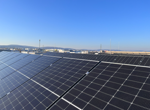 Erneuerung einer 20 kWp PV Anlage auf Gründach mit Erweiterung auf 60 kWp und 50 kW Batteriespeicher