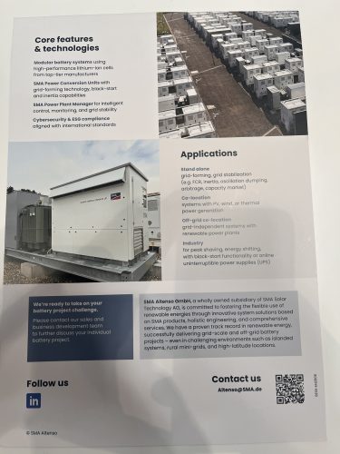 SMA Sunny Central Storage Gewerbespeicher-Lösung